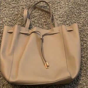 BP taupe tote bag